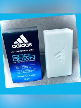 Adidas Cool Down Solid Shower for Him w/ Mint Essential Oil & Vegan Ingredients